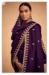 Picture of Grand Georgette Purple Straight Cut Salwar Kameez