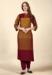 Picture of Rayon & Cotton Saddle Brown Kurtis And Tunic