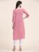 Picture of Splendid Georgette Dark Salmon Kurtis & Tunic