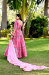 Picture of Statuesque Chiffon Hot Pink Lehenga Choli