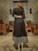 Picture of Charming Rayon & Cotton Black Readymade Gown