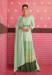 Picture of Georgette Dark Sea Green Anarkali Salwar Kameez