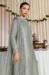 Picture of Georgette Dark Sea Green Straight Cut Salwar Kameez