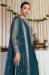 Picture of Georgette Midnight Blue Straight Cut Salwar Kameez