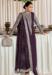 Picture of Georgette Dim Gray Straight Cut Salwar Kameez