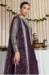 Picture of Georgette Dim Gray Straight Cut Salwar Kameez