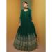 Picture of Georgette Forest Green Anarkali Salwar Kameez