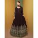 Picture of Beautiful Georgette Brown Anarkali Salwar Kameez