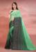 Picture of Beautiful Georgette Dark Sea Green Saree