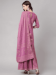 Picture of Cotton Pale Violet Red Readymade Salwar Kameez