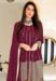 Picture of Georgette Medium Violet Red Straight Cut Salwar Kameez