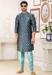 Picture of Resplendent Chiffon Slate Grey Indo Western