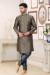 Picture of Charming Chiffon Grey Indo Western