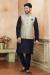 Picture of Shapely Silk Dark Slate Grey Kurtas