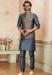 Picture of Taking Silk Slate Grey Kurtas