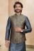 Picture of Taking Silk Slate Grey Kurtas