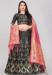 Picture of Grand Silk Black Lehenga Choli