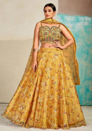 Picture of Splendid Organza Peru Readymade Lehenga Choli