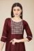 Picture of Wonderful Silk Maroon Kurtis & Tunic