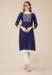 Picture of Sightly Silk Midnight Blue Kurtis & Tunic