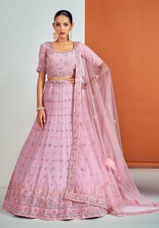 Picture of Nice Georgette Thistle Lehenga Choli