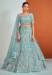 Picture of Statuesque Georgette Cadet Blue Lehenga Choli