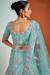 Picture of Statuesque Georgette Cadet Blue Lehenga Choli