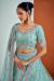 Picture of Statuesque Georgette Cadet Blue Lehenga Choli