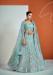 Picture of Statuesque Georgette Cadet Blue Lehenga Choli