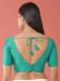 Picture of Stunning Silk Medium Sea Green Designer Blouse