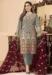 Picture of Bewitching Georgette Grey Straight Cut Salwar Kameez