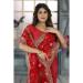 Picture of Pretty Net Red Saree