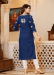 Picture of Pretty Cotton Midnight Blue Readymade Salwar Kameez