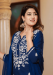 Picture of Pretty Cotton Midnight Blue Readymade Salwar Kameez