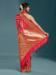 Picture of Pretty Satin & Silk Fire Brick Saree