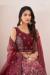 Picture of Pleasing Silk Brown Lehenga Choli