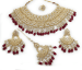 Picture of Alluring Maroon Necklace Set