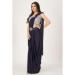 Picture of Graceful Lycra Dark Slate Grey Saree