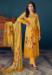 Picture of Splendid Satin Khaki Straight Cut Salwar Kameez