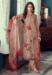 Picture of Alluring Satin Rosy Brown Straight Cut Salwar Kameez