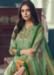 Picture of Satin Dark Sea Green Straight Cut Salwar Kameez