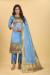 Picture of Resplendent Silk Sky Blue Readymade Salwar Kameez