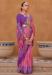 Picture of Well Formed Silk Pale Violet Red Saree