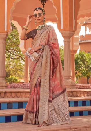 Picture of Nice Silk Indian Red Saree