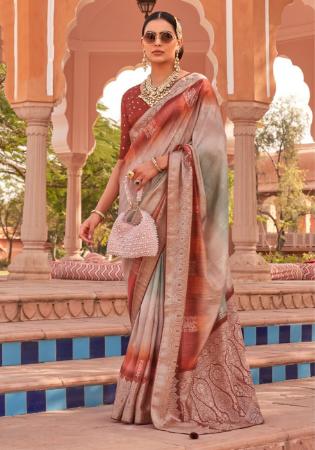 Picture of Amazing Silk Tan Saree