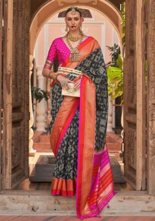 Picture of Appealing Silk Black Saree