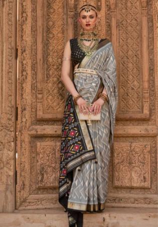 Picture of Splendid Silk Grey Saree