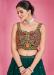 Picture of Sightly Georgette Dark Green Lehenga Choli