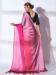 Picture of Georgette & Organza Medium Violet Red Saree