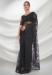 Picture of Admirable Georgette & Organza Black Saree